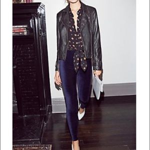 Here We Go Striped Velvet Legging - Free People